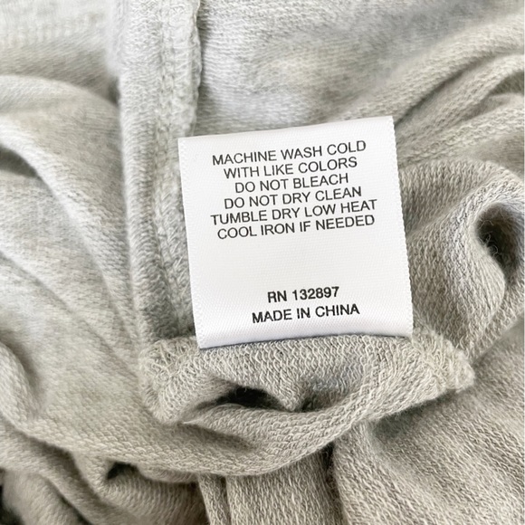 Jane & Delancey Boho Lagenlook Gray Rouged Sleeves Pullover Sweater Size X-Large - Picture 15 of 15